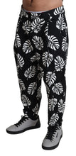 Load image into Gallery viewer, Dolce &amp; Gabbana Elegant Palm Leaf Print Cotton Trousers
