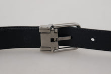 Load image into Gallery viewer, Dolce &amp; Gabbana Elegant Blue Calf Leather Belt
