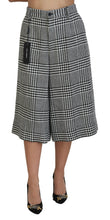 Load image into Gallery viewer, Dolce &amp; Gabbana Elegant High Waist Plaid Midi Pants
