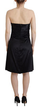 Load image into Gallery viewer, Dolce &amp; Gabbana Elegant Black Silk Mini Sleeveless Dress
