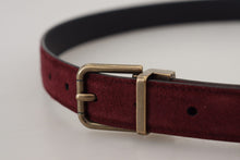 Load image into Gallery viewer, Dolce &amp; Gabbana Elegant Leather Belt with Metal Buckle Closure
