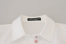 Load image into Gallery viewer, Dolce &amp; Gabbana Elegant White Cotton Button-Up Blouse
