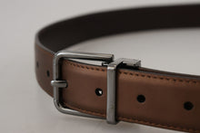 Load image into Gallery viewer, Dolce &amp; Gabbana Elegant Bronze Leather Belt
