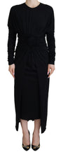 Load image into Gallery viewer, Dolce &amp; Gabbana Elegant Sheath Wrap Dress with Long Sleeves
