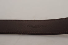Load image into Gallery viewer, Dolce &amp; Gabbana Elegant Bronze Leather Belt
