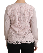 Load image into Gallery viewer, Dolce &amp; Gabbana Silk Blend Pink Crew Neck Cardigan
