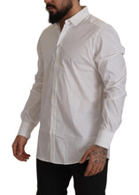 Load image into Gallery viewer, Dolce &amp; Gabbana Elegant White Slim Fit Cotton Dress Shirt
