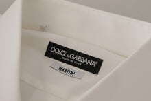 Load image into Gallery viewer, Dolce &amp; Gabbana Elegant White Slim Fit Cotton Dress Shirt
