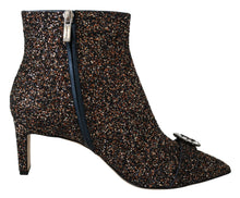 Load image into Gallery viewer, Jimmy Choo Amethyst Mix Hanover Heeled Glitter Boots
