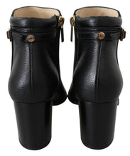 Load image into Gallery viewer, Jimmy Choo Elegant Black Leather Heeled Boots
