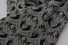 Load image into Gallery viewer, Dolce &amp; Gabbana Black Gray Jacquard Sheath Bodycon Dress
