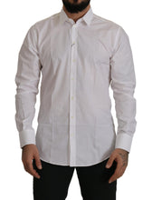 Load image into Gallery viewer, Dolce &amp; Gabbana Elegant Slim Fit White Martini Dress Shirt
