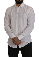 Load image into Gallery viewer, Dolce &amp; Gabbana Elegant Slim Fit White Martini Dress Shirt
