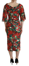 Load image into Gallery viewer, Dolce &amp; Gabbana Enchanting Floral Print Sheath Dress
