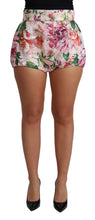 Load image into Gallery viewer, Dolce &amp; Gabbana Pink Cotton Floral Print Hot Pants Short
