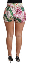 Load image into Gallery viewer, Dolce &amp; Gabbana Pink Cotton Floral Print Hot Pants Short
