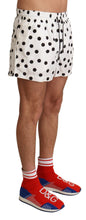 Load image into Gallery viewer, Dolce &amp; Gabbana White Polka Dots Beachwear Shorts Swimwear
