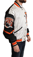 Load image into Gallery viewer, Dolce &amp; Gabbana Regal Lion Bomber Jacket in White
