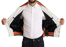 Load image into Gallery viewer, Dolce &amp; Gabbana Regal Lion Bomber Jacket in White
