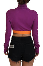 Load image into Gallery viewer, Dolce &amp; Gabbana Elegant Purple Turtle Neck Pullover Sweater
