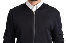 Load image into Gallery viewer, Dolce &amp; Gabbana Elegant Silk Blend Bomber Jacket
