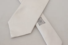 Load image into Gallery viewer, Dolce &amp; Gabbana Elegant Off White Silk Tie
