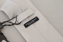 Load image into Gallery viewer, Dolce &amp; Gabbana Elegant Off White Silk Tie
