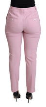 Load image into Gallery viewer, Dolce &amp; Gabbana Elegant Pink High-Waisted Wool Trousers
