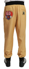 Load image into Gallery viewer, Dolce &amp; Gabbana Elegant Gold Motif Sweatpants
