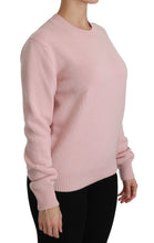 Load image into Gallery viewer, Dolce &amp; Gabbana Cashmere-Blend Pink Crew Neck Sweater
