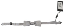 Load image into Gallery viewer, Dolce &amp; Gabbana Elegant Gray Silk Bow Tie
