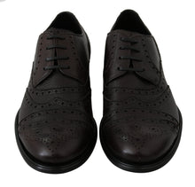 Load image into Gallery viewer, Dolce &amp; Gabbana Elegant Mens Leather Derby Dress Shoes
