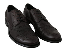 Load image into Gallery viewer, Dolce &amp; Gabbana Elegant Mens Leather Derby Dress Shoes
