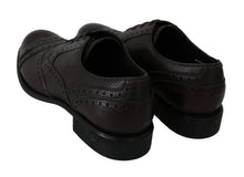 Load image into Gallery viewer, Dolce &amp; Gabbana Elegant Mens Leather Derby Dress Shoes
