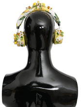 Load image into Gallery viewer, Dolce &amp; Gabbana Glamorous Gold-Embellished Leather Headphones
