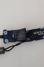 Load image into Gallery viewer, Dolce &amp; Gabbana Elegant Blue Patterned Silk Bow Tie
