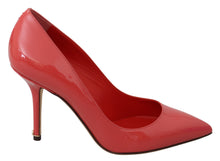 Load image into Gallery viewer, Dolce &amp; Gabbana Elegant Dark Pink Patent Leather Pumps
