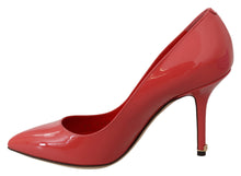 Load image into Gallery viewer, Dolce &amp; Gabbana Elegant Dark Pink Patent Leather Pumps
