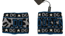 Load image into Gallery viewer, Dolce &amp; Gabbana Exclusive Blue Cashmere-Wool Blend Wrist Wrap
