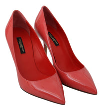 Load image into Gallery viewer, Dolce &amp; Gabbana Elegant Dark Pink Patent Leather Pumps
