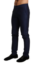 Load image into Gallery viewer, Dolce &amp; Gabbana Elegant Navy Slim Fit Men&#39;s Wool Trousers
