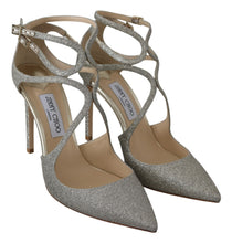 Load image into Gallery viewer, Jimmy Choo Platinum Ice Lancer Leather Pumps - Elegance Refined
