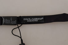 Load image into Gallery viewer, Dolce &amp; Gabbana Elegant Black Silk Bow Tie
