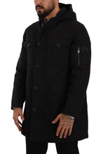 Load image into Gallery viewer, Dolce &amp; Gabbana Elegant Black Parka Hooded Jacket
