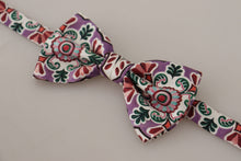 Load image into Gallery viewer, Dolce &amp; Gabbana Multicolor Silk Bow Tie Elegant Accessory
