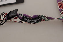 Load image into Gallery viewer, Dolce &amp; Gabbana Multicolor Silk Bow Tie Elegant Accessory
