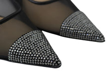 Load image into Gallery viewer, Jimmy Choo Elegant Black Mesh Crystal Pumps
