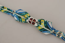 Load image into Gallery viewer, Dolce &amp; Gabbana Elegant Silk Majolica Print Bow Tie
