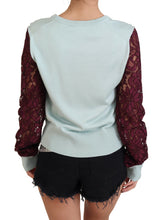 Load image into Gallery viewer, Dolce &amp; Gabbana Elegant Multicolor Lace Silk Blend Sweater
