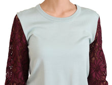 Load image into Gallery viewer, Dolce &amp; Gabbana Elegant Multicolor Lace Silk Blend Sweater
